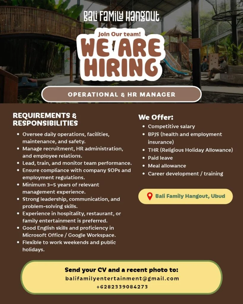 Operational & HR manager