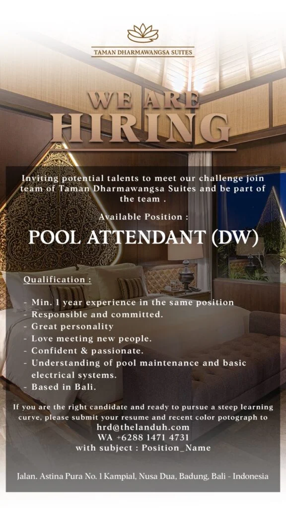 Pool attendant (dw)