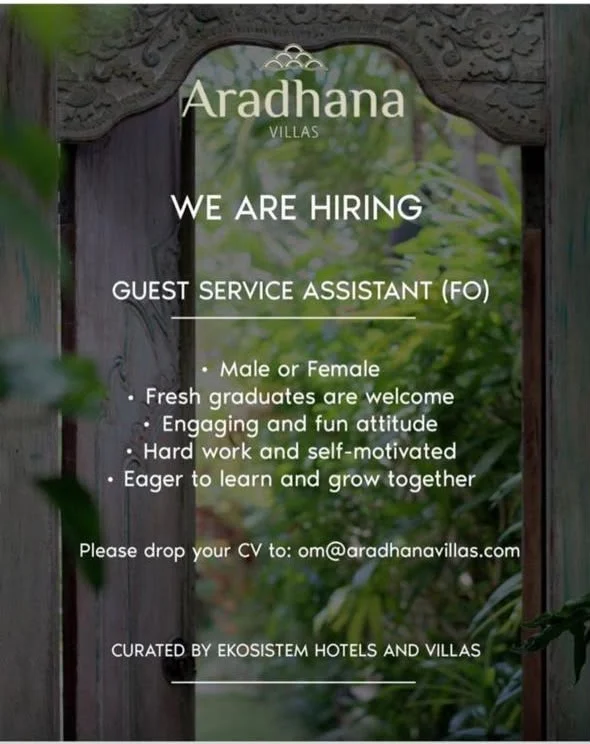 Guest service assistant (fo)