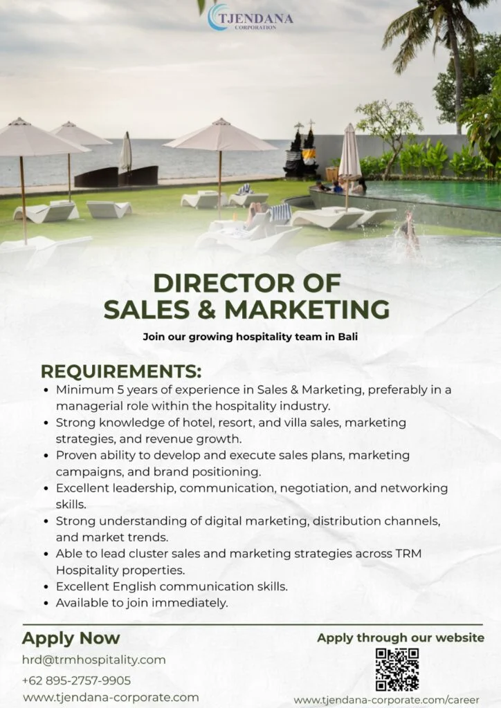 Director of sales & marketing