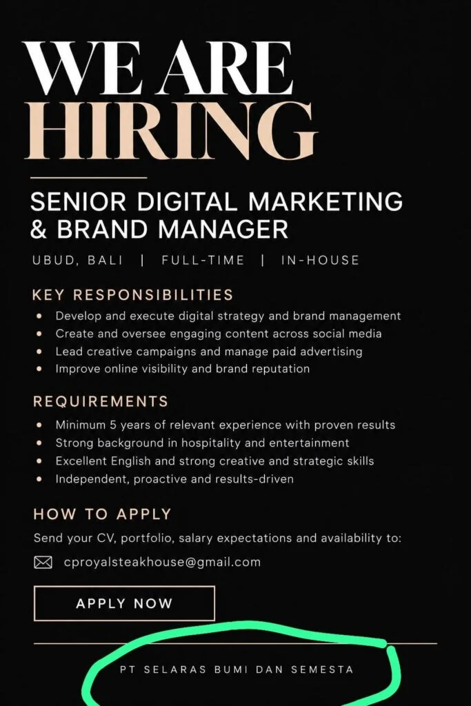 Senior digital marketing & brand manager